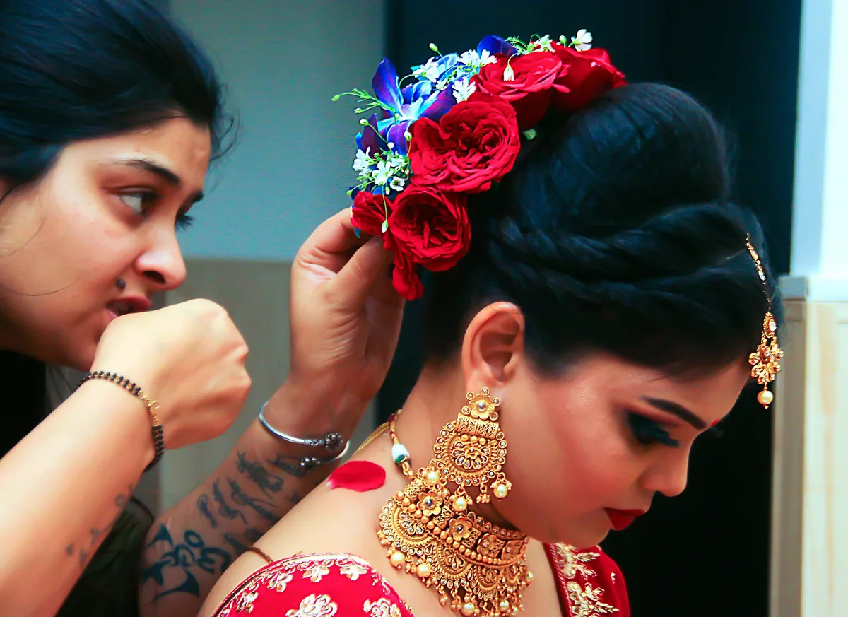 Bridal makeup by Blush